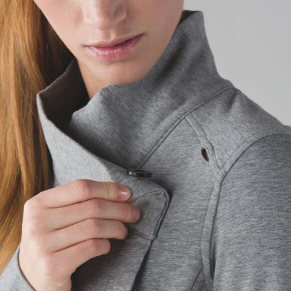 Lululemon Grey Wrap Jacket - Picture 2 of 10